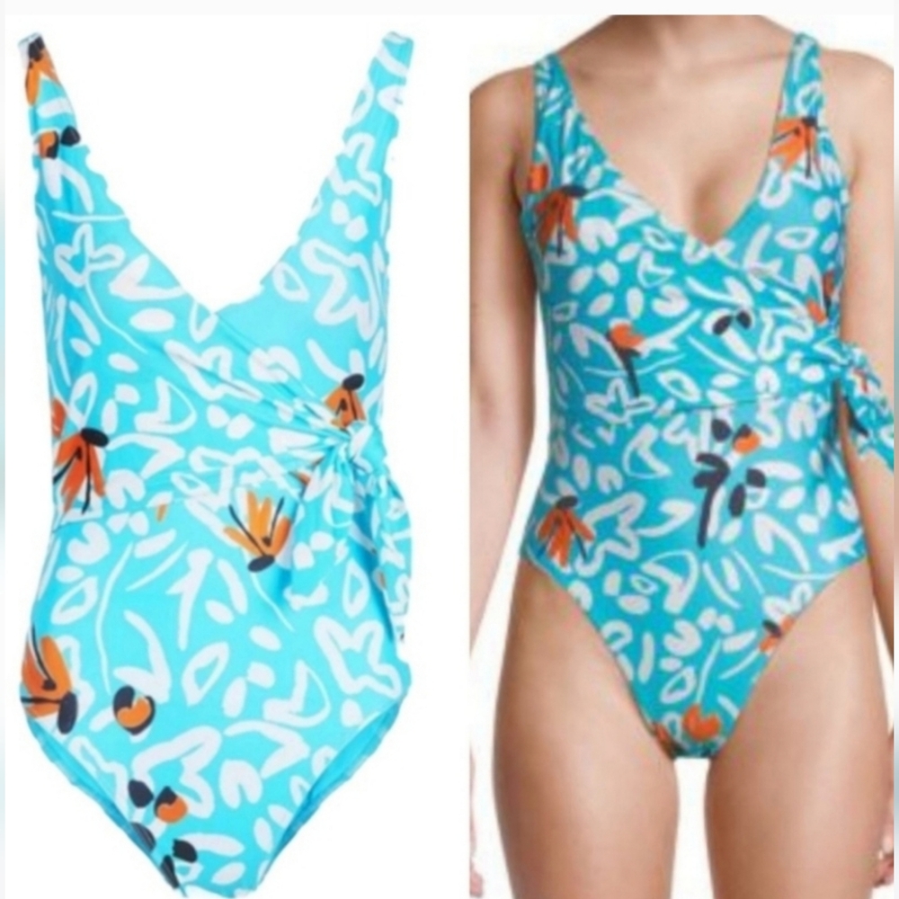 Tanya Taylor Kelly Wrap Swimwear
